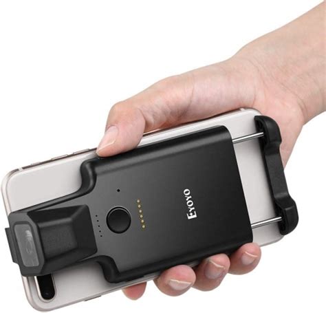 Eyoyo EY-017 2D Bluetooth Barcode Scanner, Portable Back Clip Wireless 1D 2D QR Barcode Reader ...