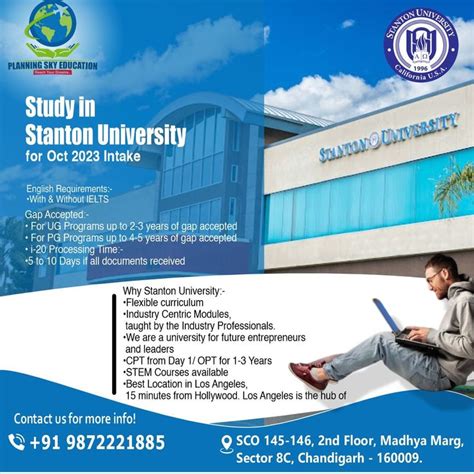 Study at Stanton University for the October 2023 Intake in 2023 | Education, University, Study