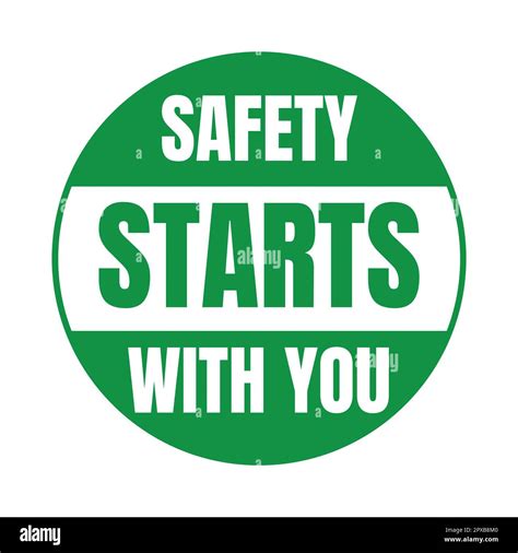 Safety starts with you symbol icon Stock Photo - Alamy