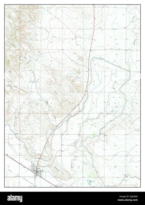 Map of lingle wyoming Cut Out Stock Images & Pictures - Alamy