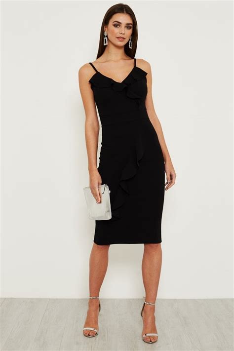 WalG Thin Strap Frill Midi Dress - Dresses from Walg London UK