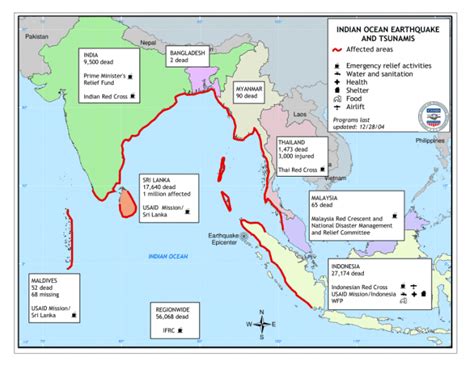 Indian Ocean Earthquake and Tsunamis: Affected Areas - Bangladesh ...