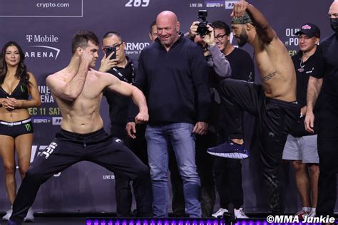 Photos: UFC 269 ceremonial weigh-ins and faceoffs