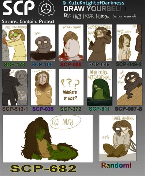 Draw Yourself as - SCPs by ND-painter on DeviantArt