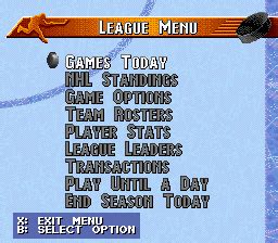 NHL 96 Screenshots for SNES - MobyGames