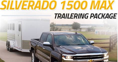 Graff Mt. Pleasant Blog: All-New Silverado 1500 Max Trailering Package