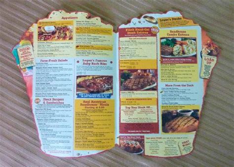 Logan's Roadhouse Printable Menu - Printable Word Searches