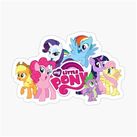 my little pony stickers Sticker by Asma'a Esmail | My little pony stickers, My little pony ...