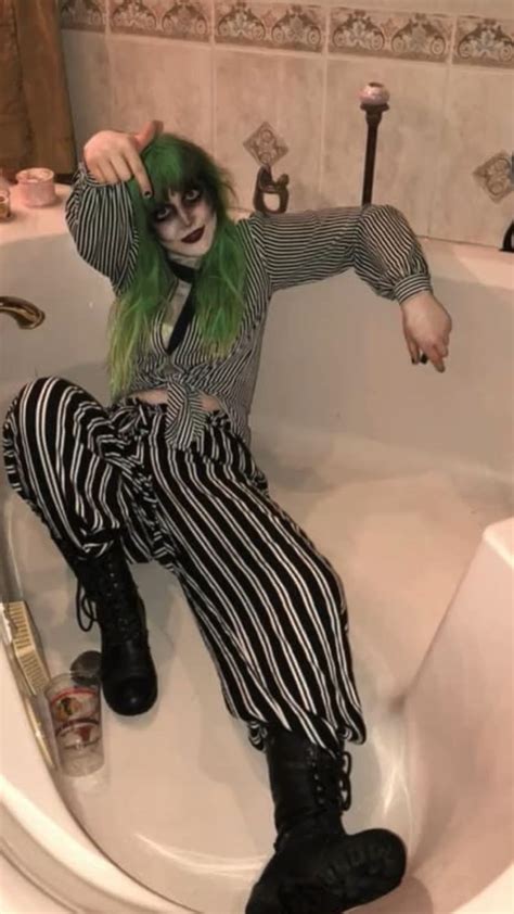 Beetlejuice Costume | Halloween | Costume Ideas in 2022 | Beetlejuice costume, Hot halloween ...