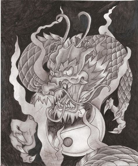 Dragon and Smoke by Tazza-Pufe on DeviantArt