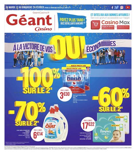 Catalogue Géant Casino du 12 au 24 février 2019 - Catalogues Promos & Bons Plans, ECONOMISEZ ...