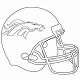 Denver Broncos Football Helmet coloring Page  Download Print Or Color sketch template
