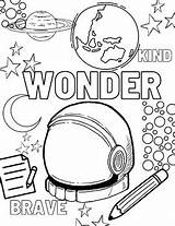 Wonder Coloring Sheet By Riley Smith  TPT sketch template