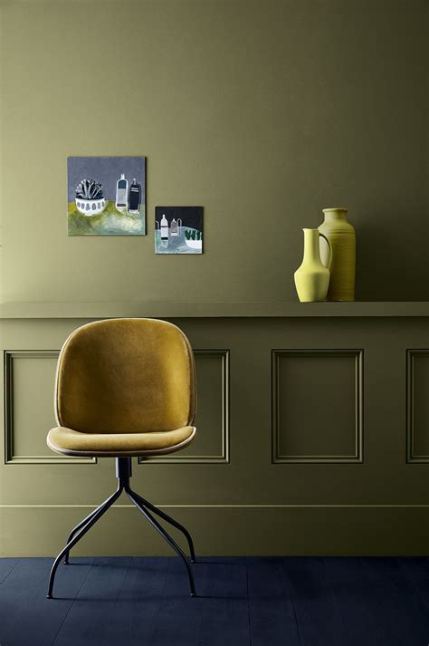 Buy 'Olive Colour' Dark Green Paint Online | Little Greene