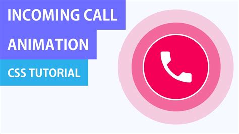 Incoming Call Animation | CSS Animation Tutorial