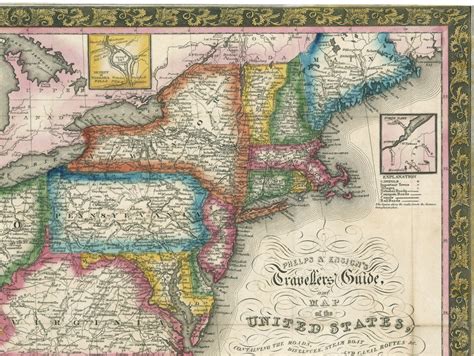 Antique map: 1843 United States – New World Cartographic