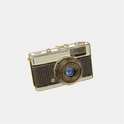 Olympus Pen / Trip Camera Enamel Pin