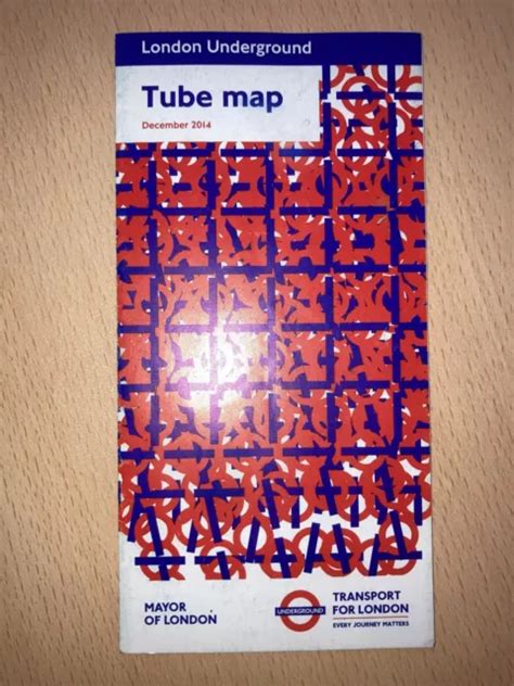 LONDON. UNDERGROUND TUBE Map. (. December. 2014. ) £2.40 - PicClick UK