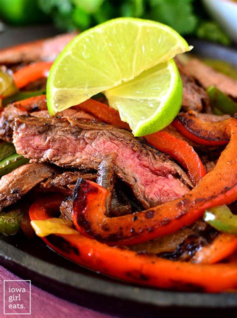 Sizzling Steak Fajitas | Iowa Girl Eats | Bloglovin’