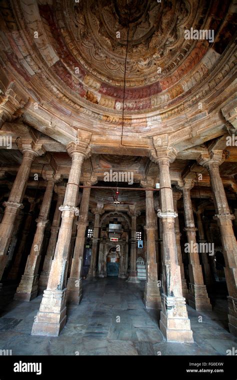 Inside jama masjid in 1423 AD ; Ahmedabad ; Gujarat ; India Stock Photo ...