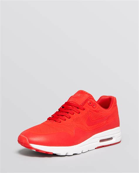 Lyst - Nike Lace Up Sneakers - Women'S Air Max 1 Ultra Moire in Red