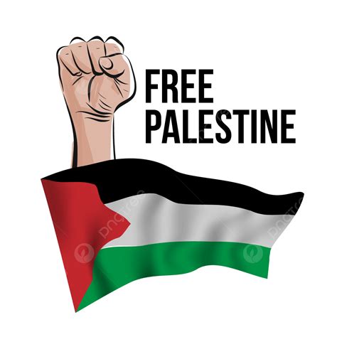 Palestine Flag Clipart Hd PNG, Free Palestine With Waving Flag, Free ...