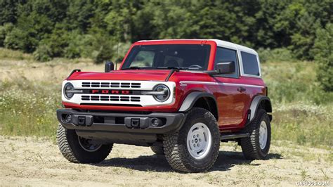 Ford Bronco Heritage Edition | 2023MY (Color: Race Red) | Front Three ...