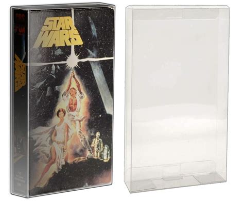 Buy MALKO VHS Tape Protector Case | Protective Sleeve for VHS Cassette Original Box | Display ...