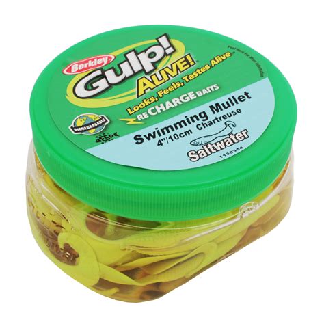 Berkley Gulp! Alive! Swimming Mullet Fishing Soft Bait - Walmart.com - Walmart.com