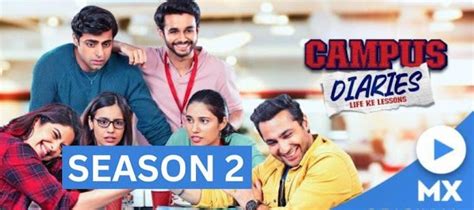 Latest Updated: Campus Diaries Season 2 Release Date : r/MediaWorldOfficial