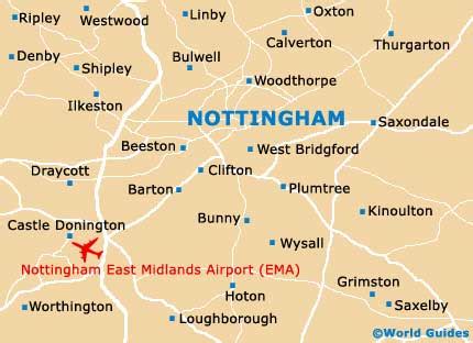 Maps of Nottingham, University of Nottingham: Map of Nottingham ...