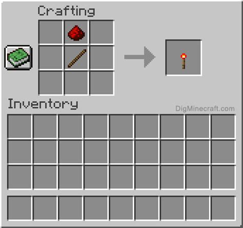 How to make a Redstone Torch in Minecraft