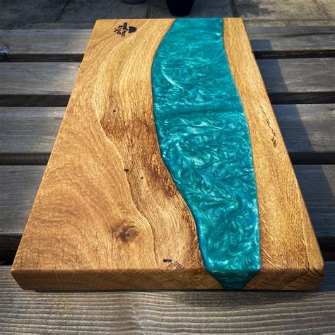 Large Charcuterie Board / Handmade / Live Edge / Oak Wood / | Etsy