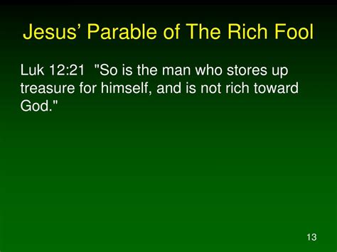 PPT - Jesus’ Parable of The Rich Fool PowerPoint Presentation, free download - ID:4780763