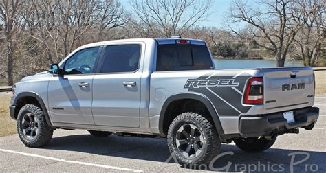 2019 2020 2021 Dodge Ram Rebel Side Bed Graphics Decals Stripes REB ...