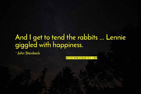 Lennie Rabbits Quotes: top 8 famous quotes about Lennie Rabbits