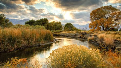 Autumn Beautiful HDR Landscape 2560x1440 HDTV Wallpaper