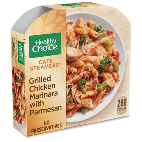 Healthy Choice Café Steamers Frozen Grilled Chicken Marinara With Parmesan - 10oz : Target