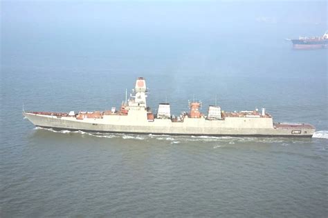 India's Second Visakhapatnam-Class Stealth Destroyer Mormugao Heads Out ...