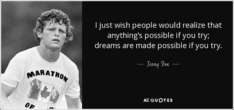 TOP 25 QUOTES BY TERRY FOX | A-Z Quotes