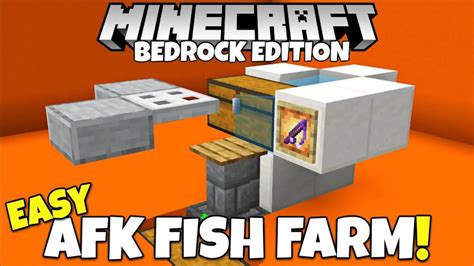 Minecraft Bedrock: FAST WORKING AFK Fish Farm Tutorial! MCPE Xbox PC PS5 - Creeper.gg