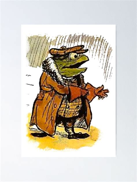 "toad of toad hall art print illustration wind in the willows" Poster ...