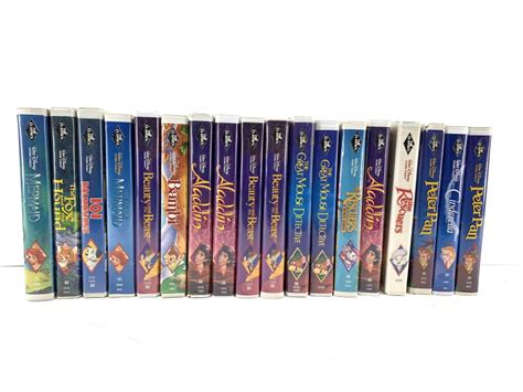 Sold Price: Lot of 18 Disney "Black Diamond" VHS Movies - Invalid date MST