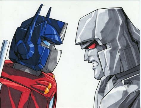 Optimus Prime vs Megatron by Scott Dalrymple | Optimus prime wallpaper ...