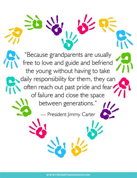 Free Printable Happy Grandparents' Day Quotes in English