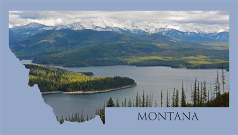 Montana- Hungry Horse Reservoir Photograph by Whispering Peaks Photography