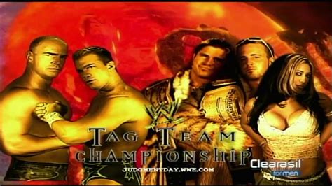 WWE Judgment Day 2005 Match Card - YouTube