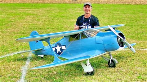 1/5 Scale Beechcraft D-17S Staggerwing 75 in Span RC AIrplane Printed ...