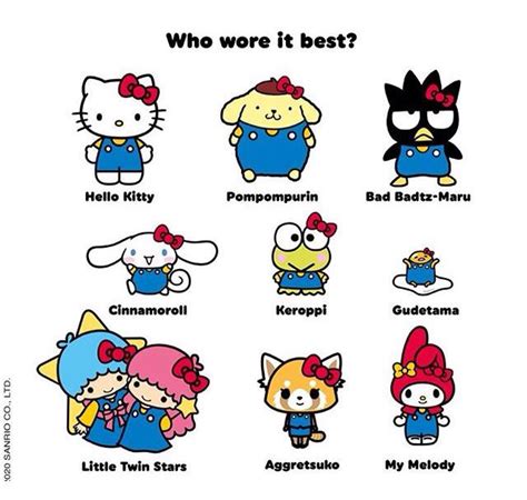 Sanrio characters dressed up as Hello Kitty : r/sanrio