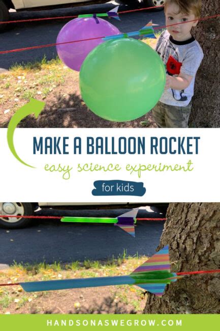 Balloon Rocket Race a Super Simple Science Experiment | HOAWG